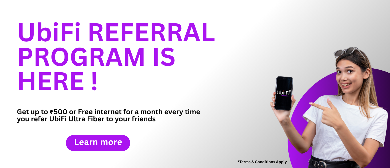 UbiFi REFERRAL PROGRAM IS HERE !