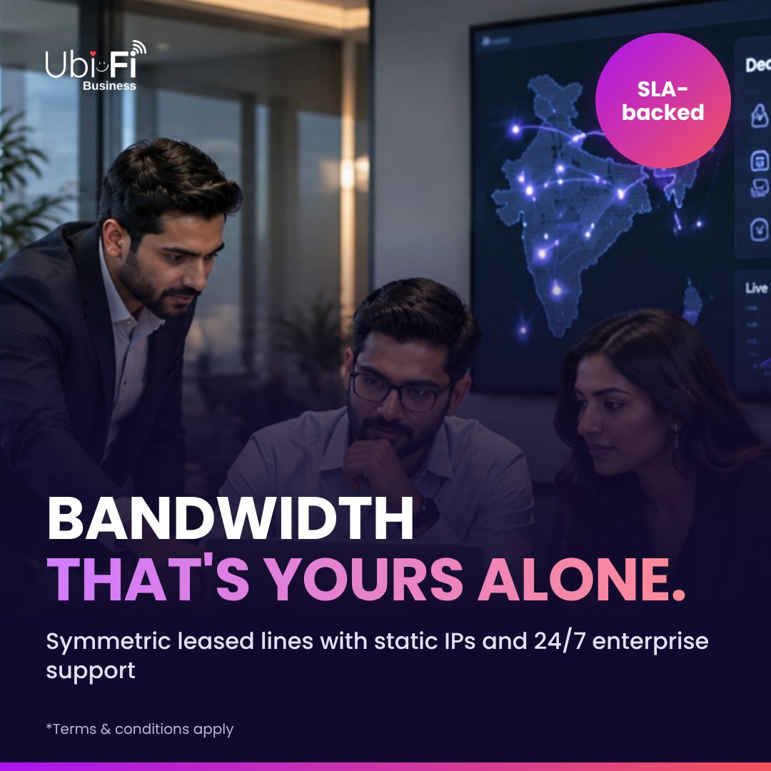 Dedicated internet with SLA-backed uptime