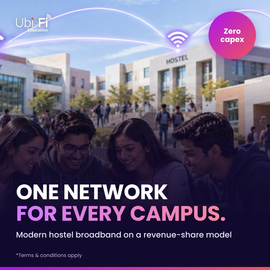 Hostel Wi-Fi with zero upfront investment