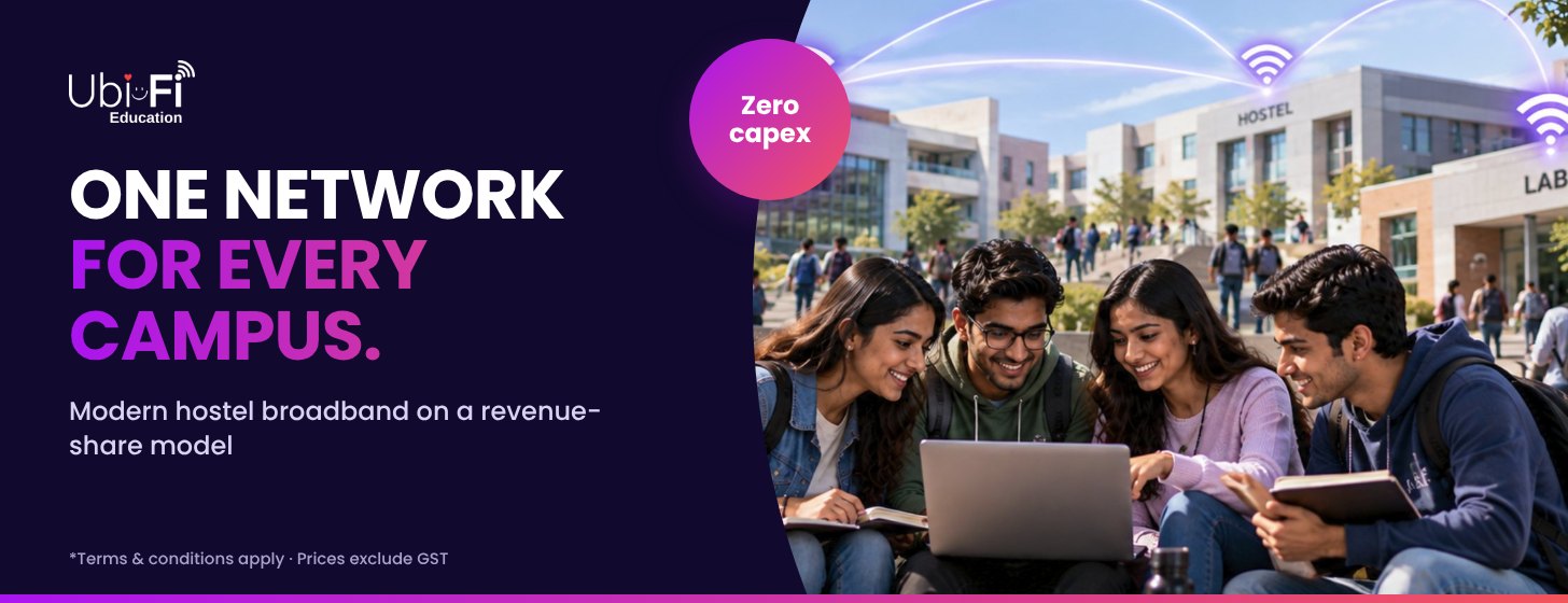 Hostel Wi-Fi with zero upfront investment