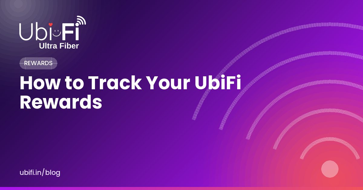 How to Track Your UbiFi Rewards