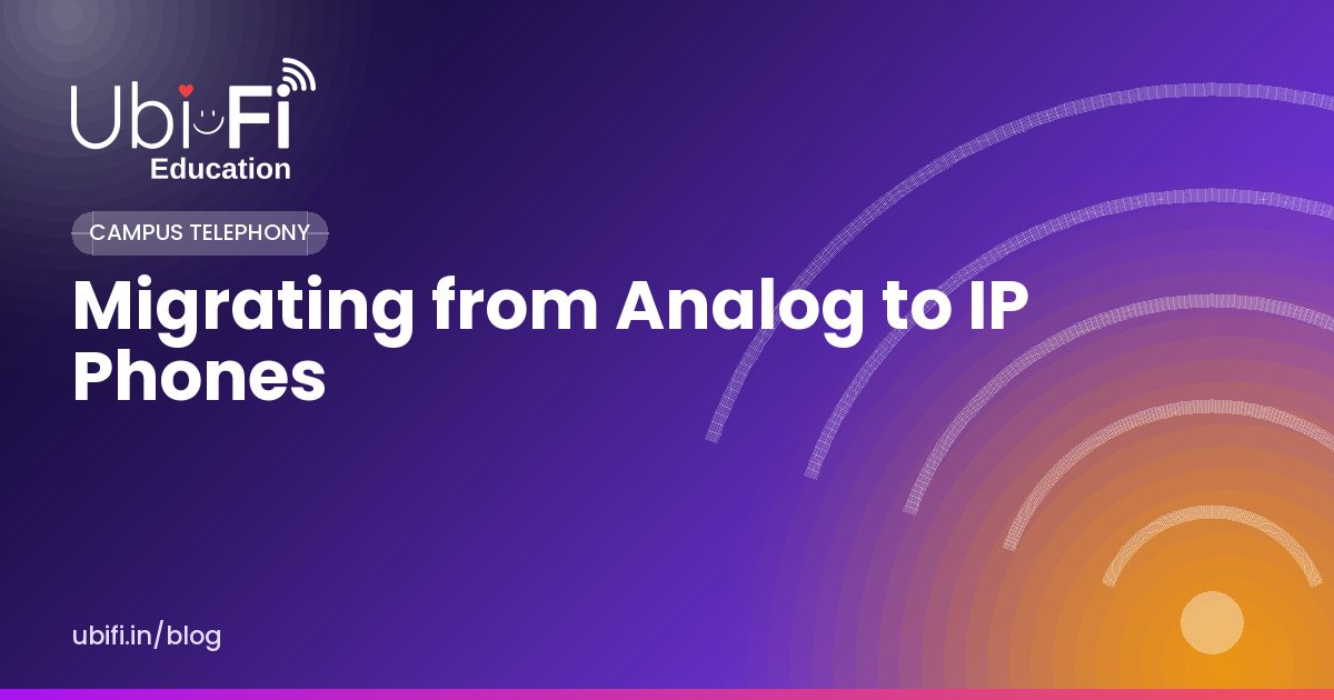 Migrating from Analog to IP Phones