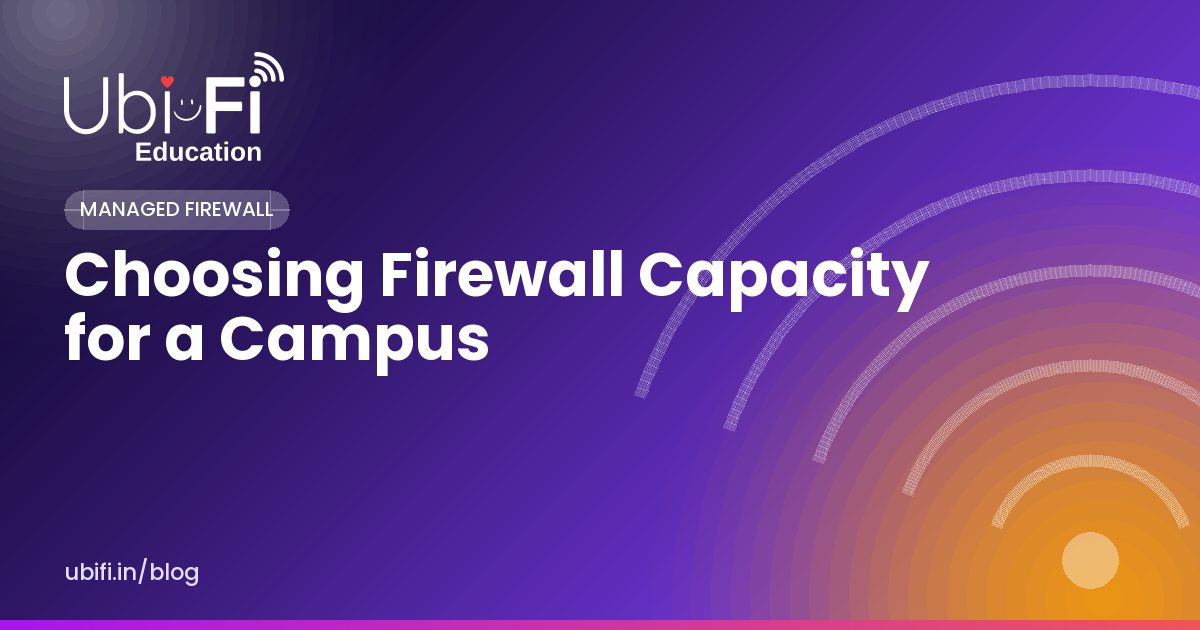 Choosing Firewall Capacity for a Campus
