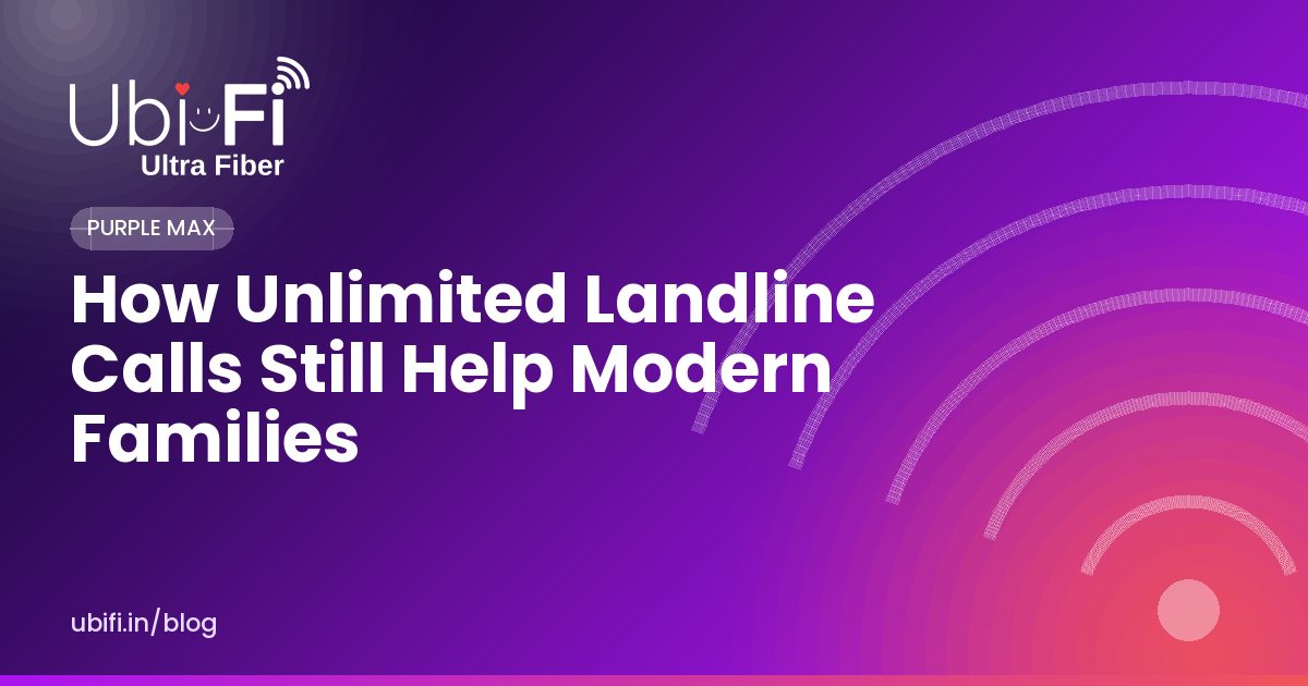 How Unlimited Landline Calls Still Help Modern Families