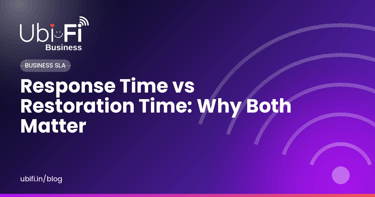 Response Time vs Restoration Time: Why Both Matter