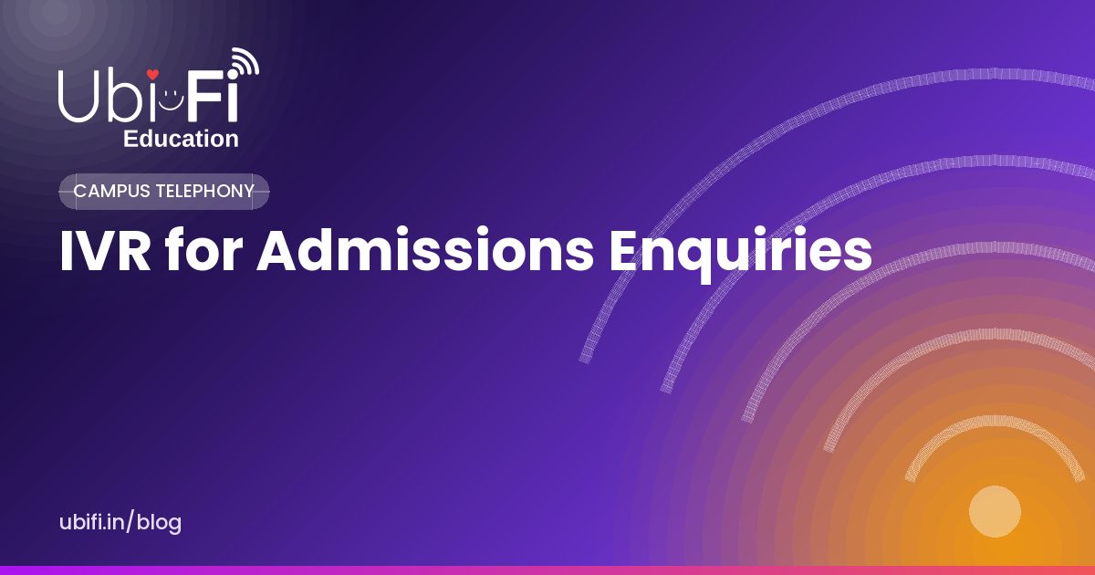 IVR for Admissions Enquiries