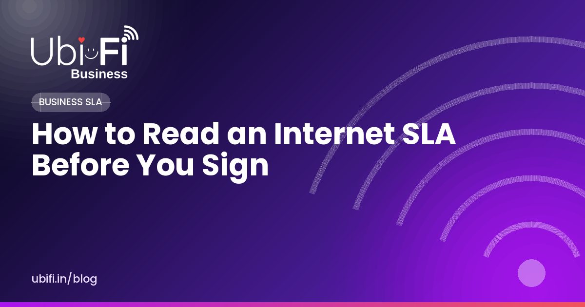 How to Read an Internet SLA Before You Sign