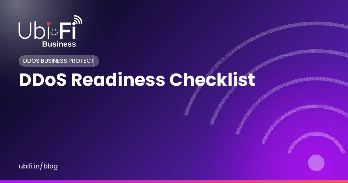 DDoS Readiness Checklist